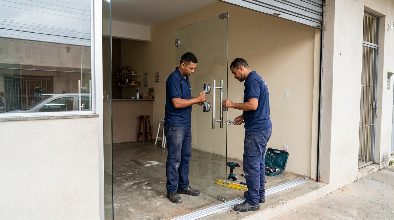 Portas em Vidro em Serra‑ES