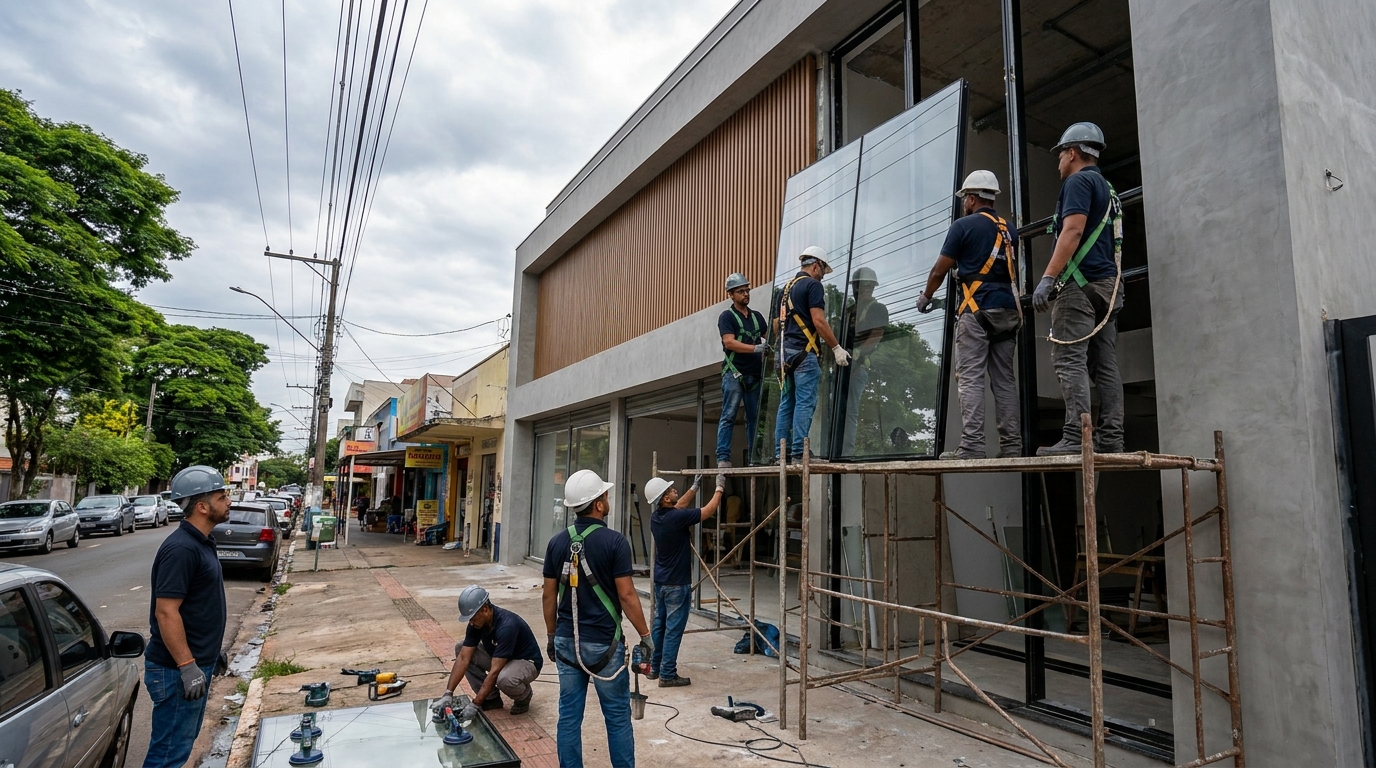 Fachada de Vidro em Serra‑ES